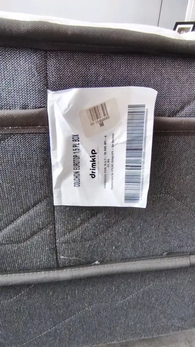 Cama 1.5 plazas Drimkip Eurotop + topper - miniatura 5