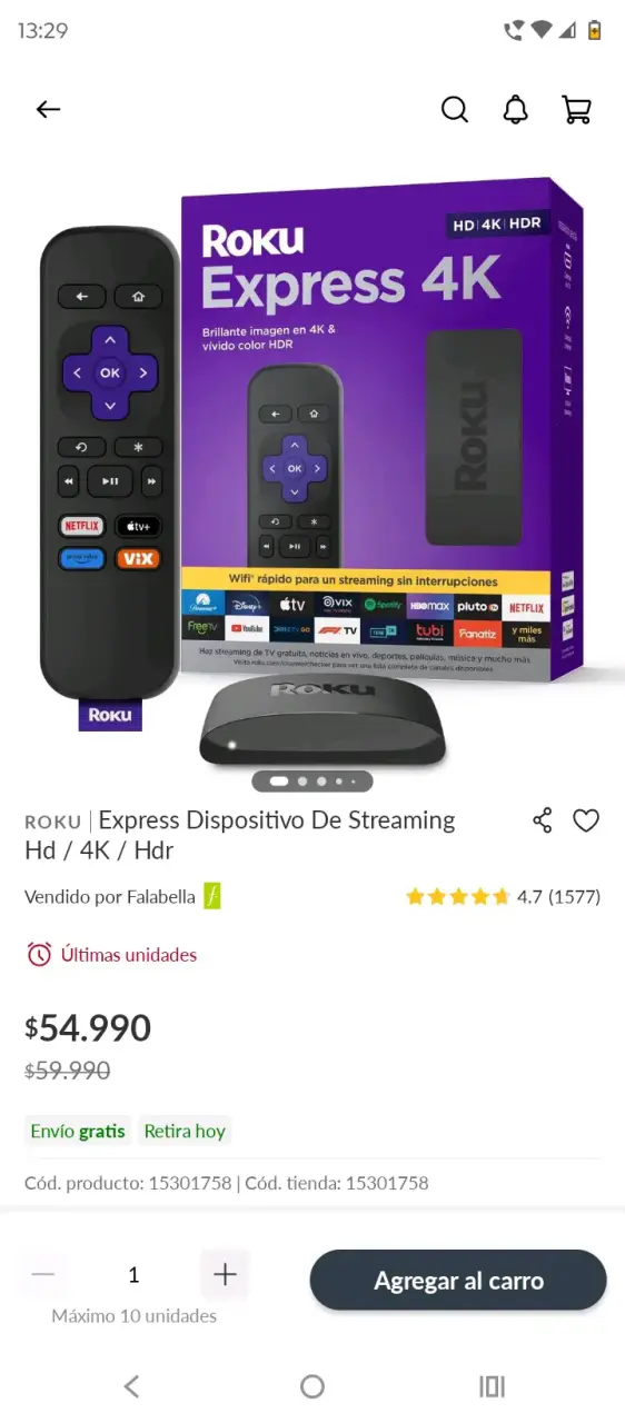 Roku Express 4K HDR Streaming