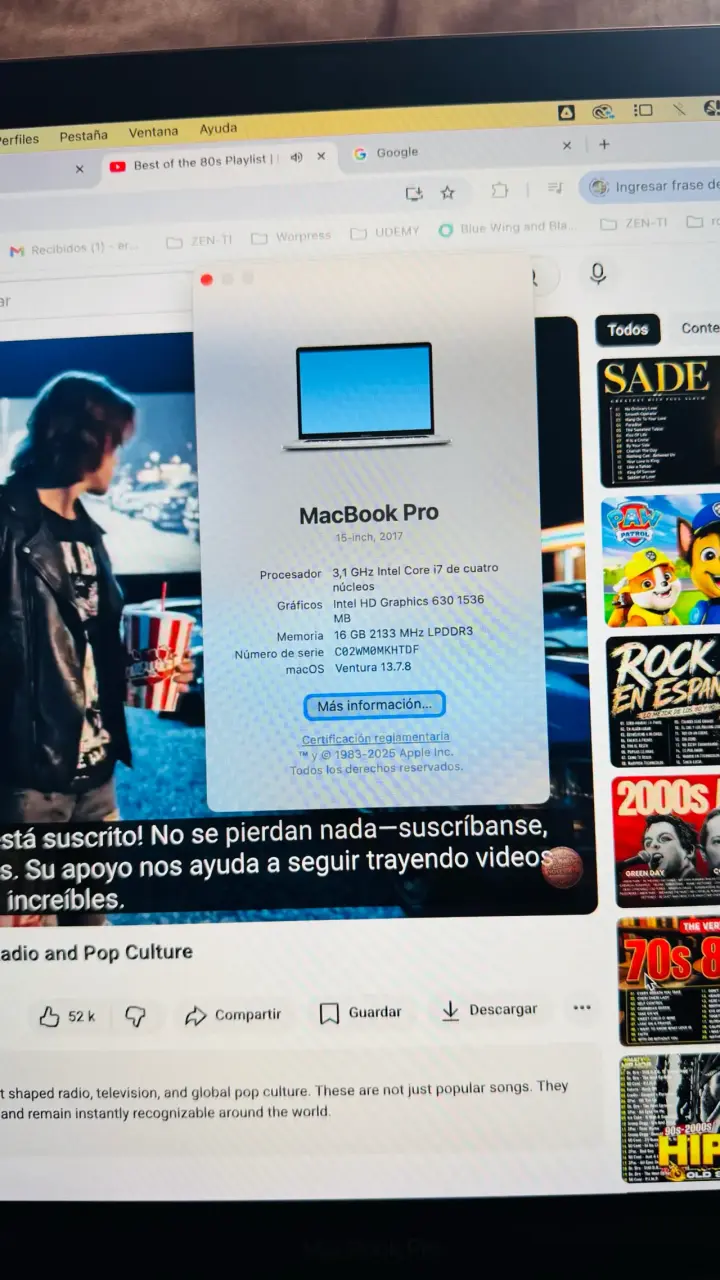Laptop MacBook Pro 15.4  pulgadas en buen estado - 2