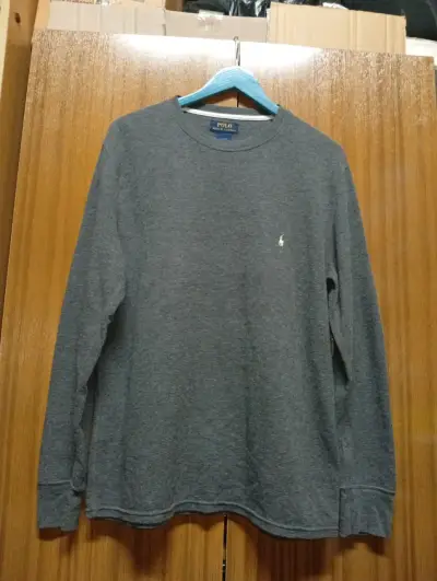 Polera manga larga Polo Ralph Lauren gris - miniatura 1