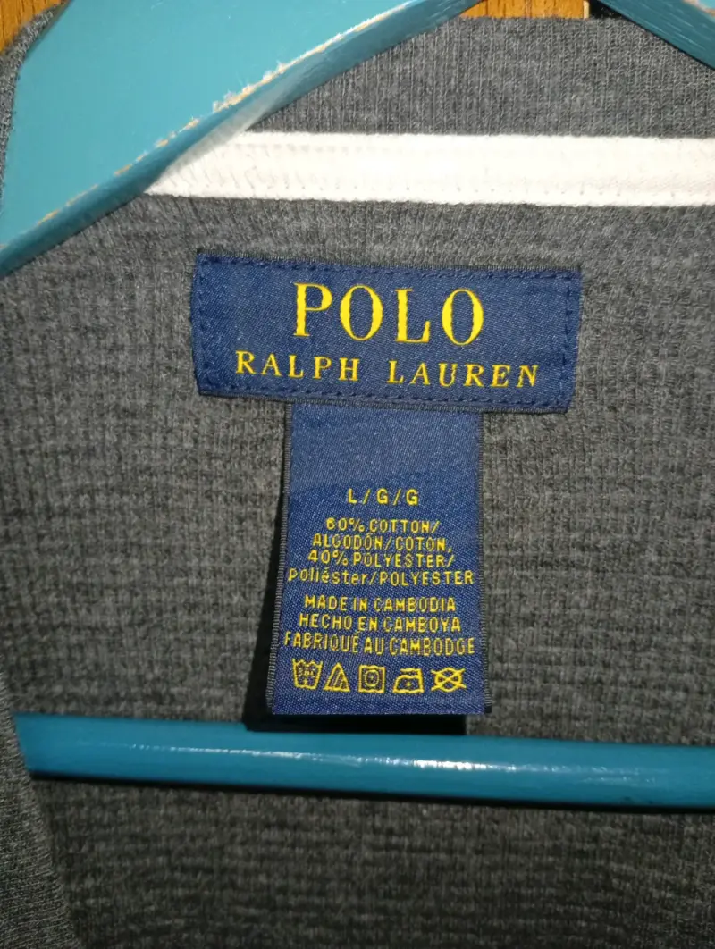 Polera manga larga Polo Ralph Lauren gris - 2