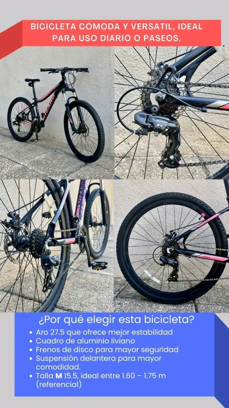 Bicicleta montaña Wizard aro 27.5 - 3