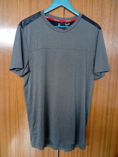 Polera deportiva Spyder gris - miniatura 1