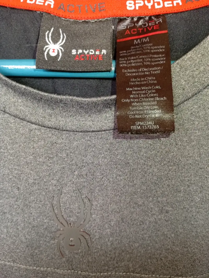 Polera deportiva Spyder gris - 2