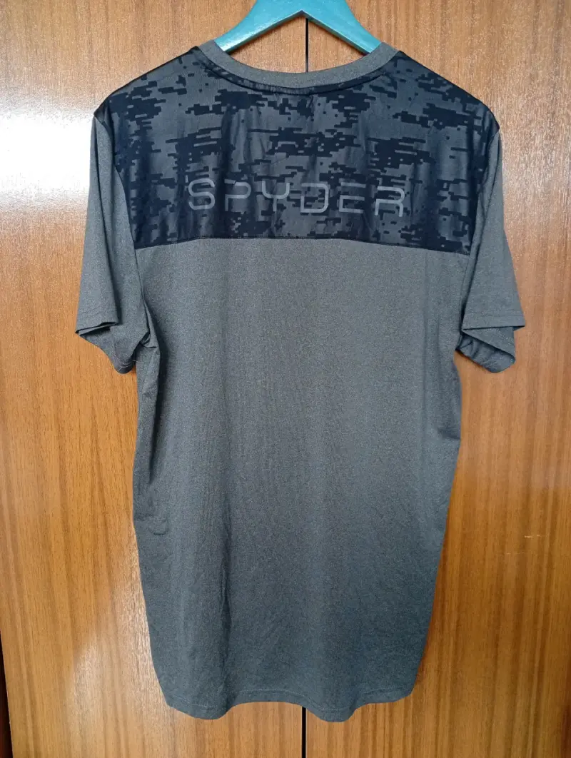 Polera deportiva Spyder gris - 3
