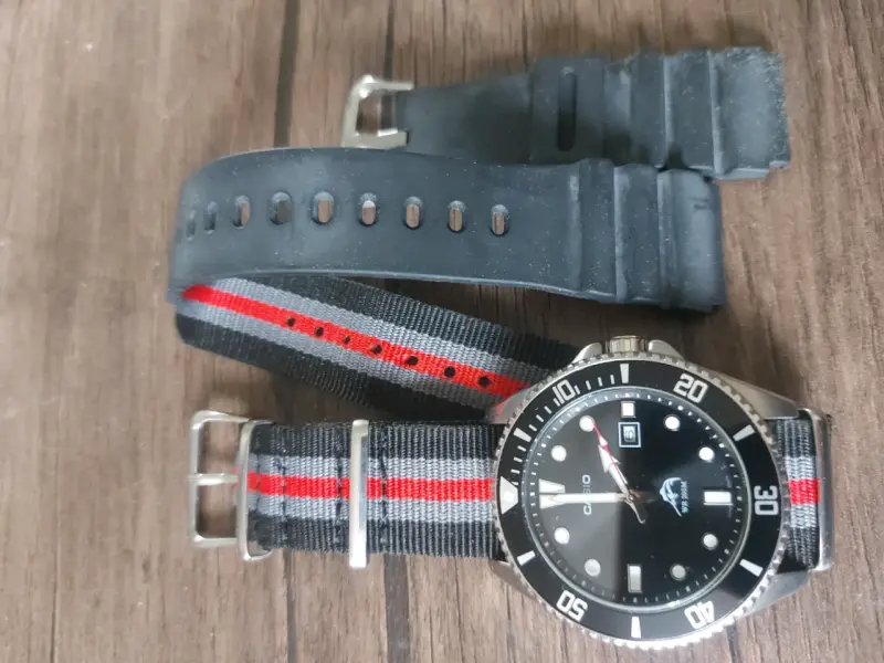 Reloj de pulsera clásico negro casio Marlin - 3