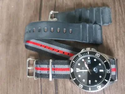 Reloj de pulsera clásico negro casio Marlin - miniatura 3