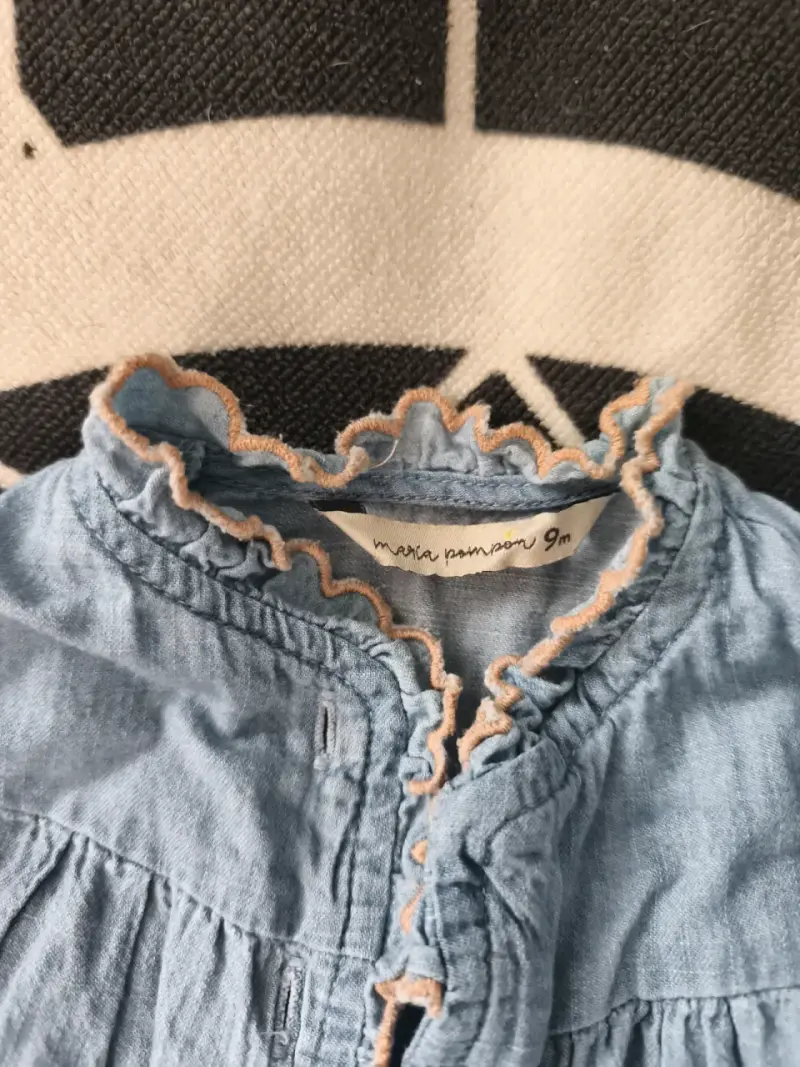 Blusa de mezclilla para niña - 2