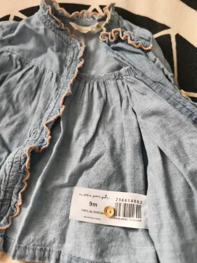 Blusa de mezclilla para niña - miniatura 3