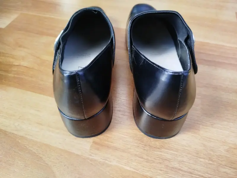 Zapatos de cuero negro Alaniz con hebilla - 3