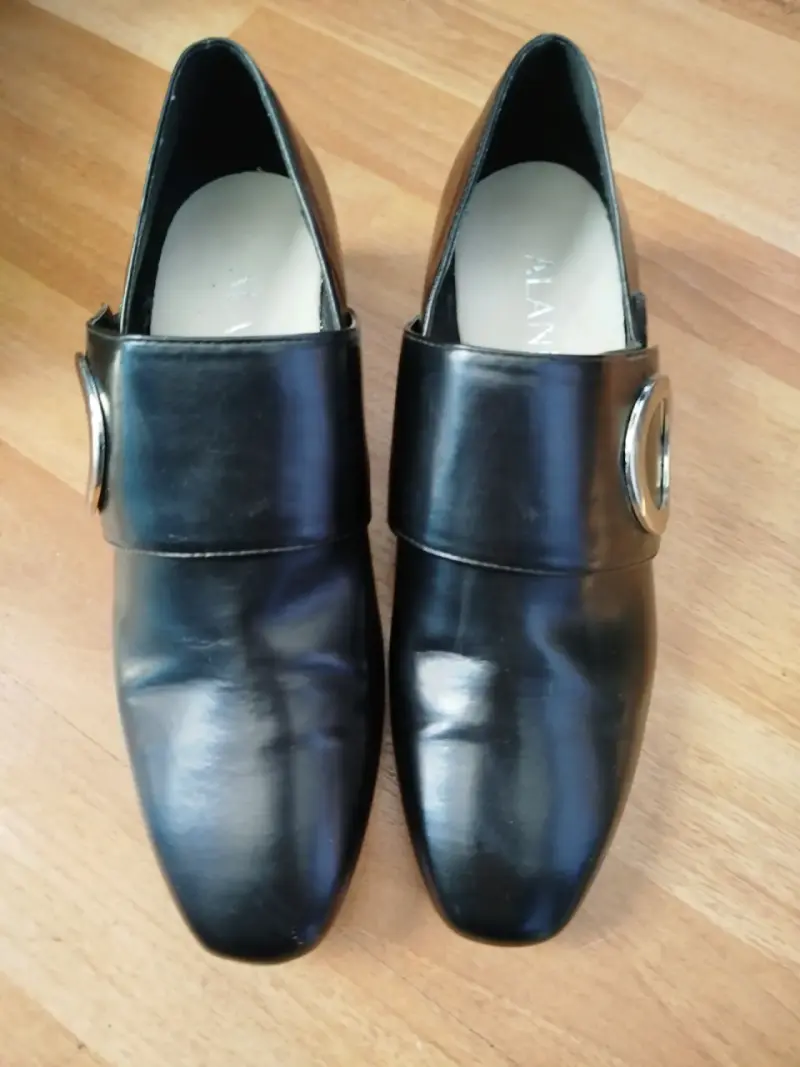Zapatos de cuero negro Alaniz con hebilla - 5