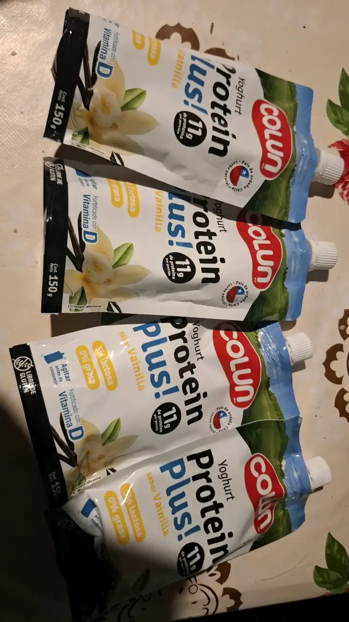 Yoghurt Colun Protein Plus sabor vainilla - 1