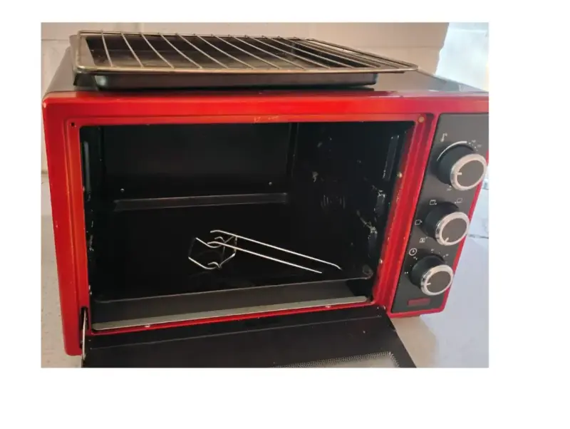 Horno eléctrico Thomas rojo compacto - 2