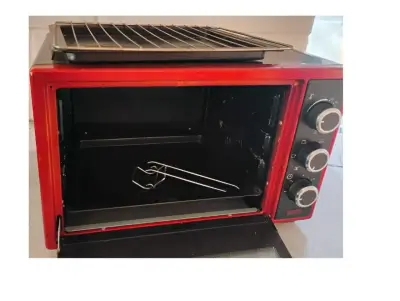 Horno eléctrico Thomas rojo compacto - miniatura 2