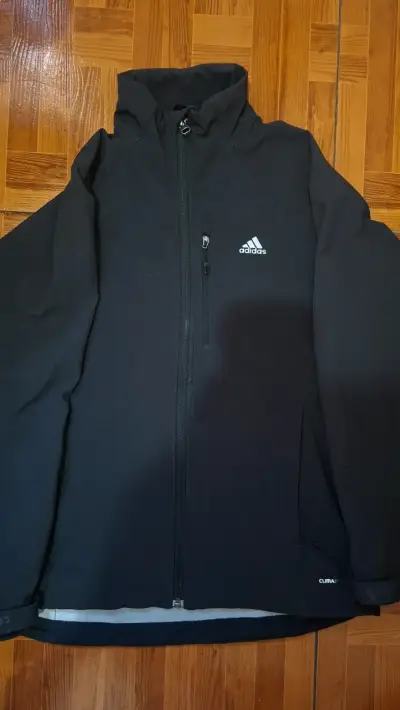 Chaqueta negra Adidas ClimaProof - miniatura 1