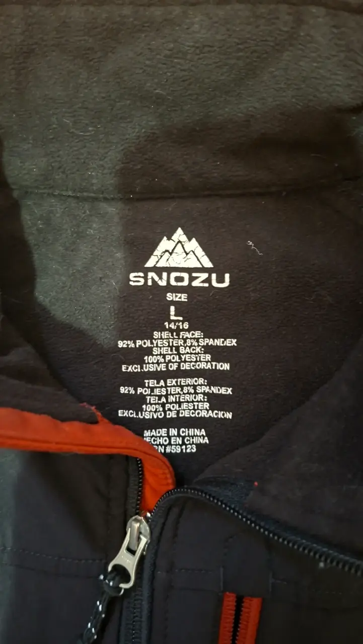 Chaqueta softshell negra Snozu - 2