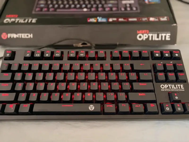Teclado mecánico Fantech MK872 Optilite RGB - 1