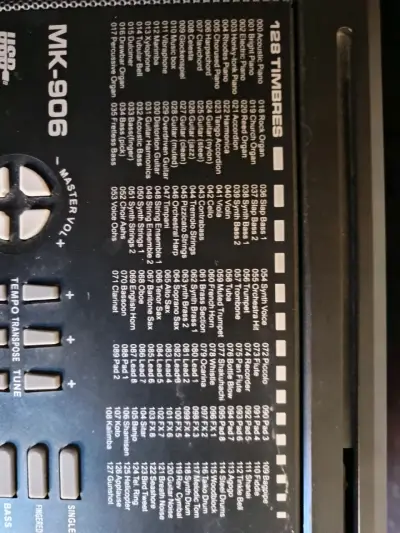 Teclado electrónico MK-906 con 128 timbres - miniatura 1