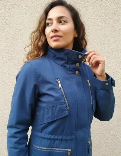 Chaqueta azul  Foster  Talla M - miniatura 1