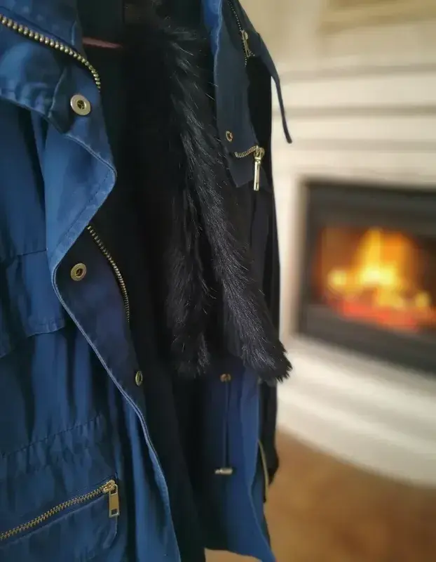 Chaqueta azul  Foster  Talla M - 4