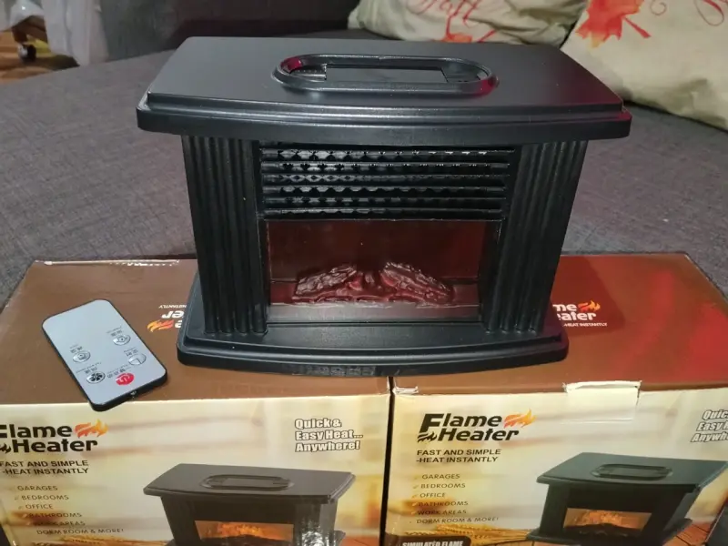 Calefactor eléctrico Flame Heater con control remoto - 2