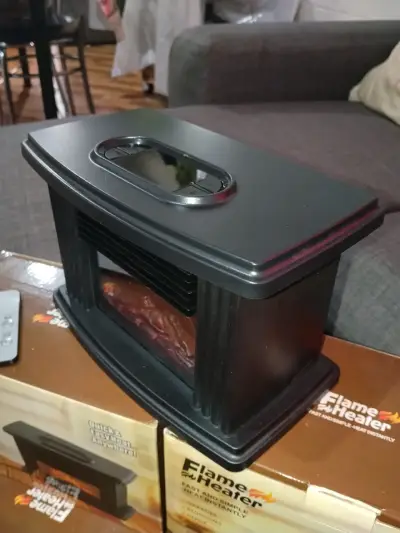 Calefactor eléctrico Flame Heater con control remoto - miniatura 3