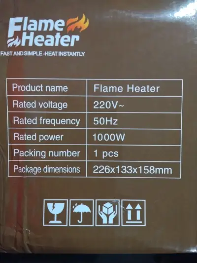 Calefactor eléctrico Flame Heater con control remoto - miniatura 4