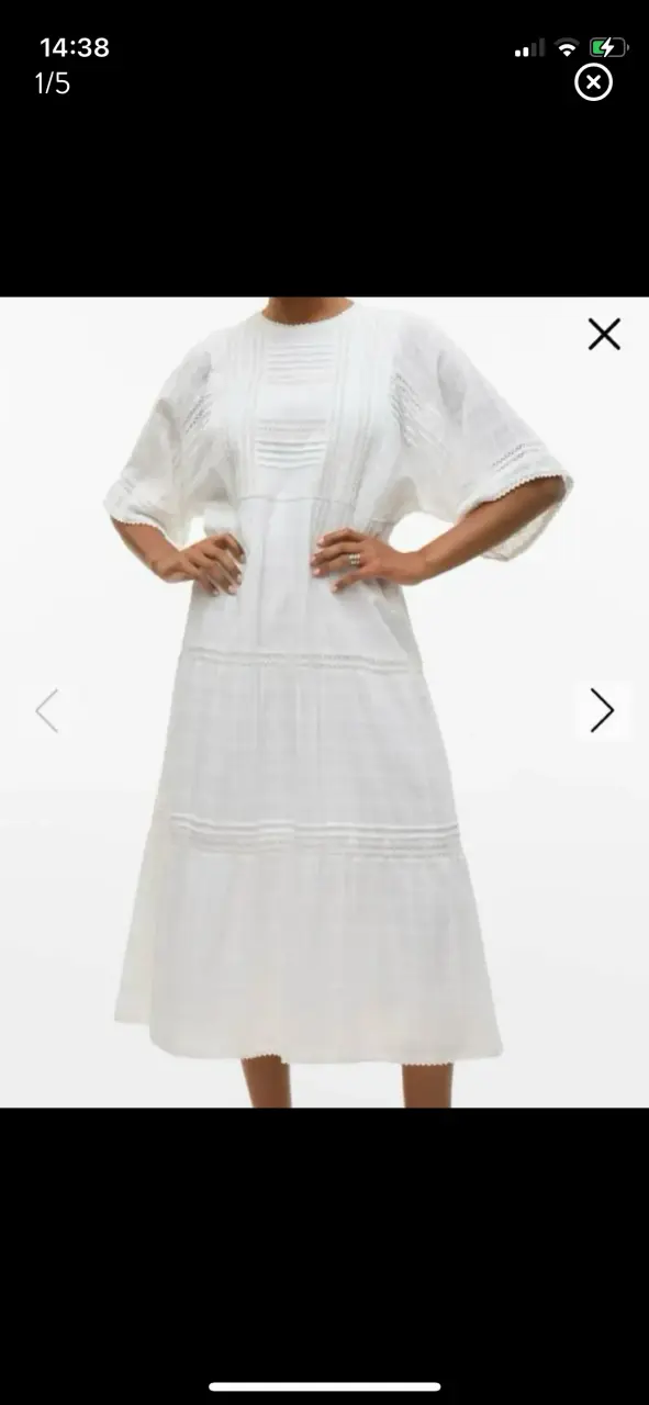Vestido blanco largo de verano - 2