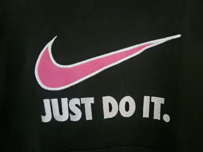 Polerón Nike (replica) Just Do It negro - miniatura 2
