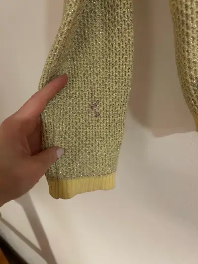 Cardigan Bimba y Lola amarillo con brillo - miniatura 3