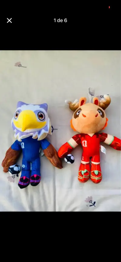 Peluches de mascotas del Mundial 2026 - miniatura 1