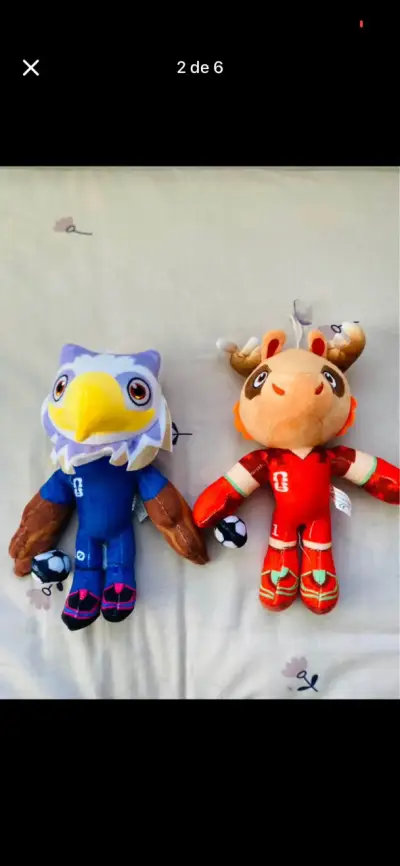 Peluches de mascotas del Mundial 2026 - miniatura 2
