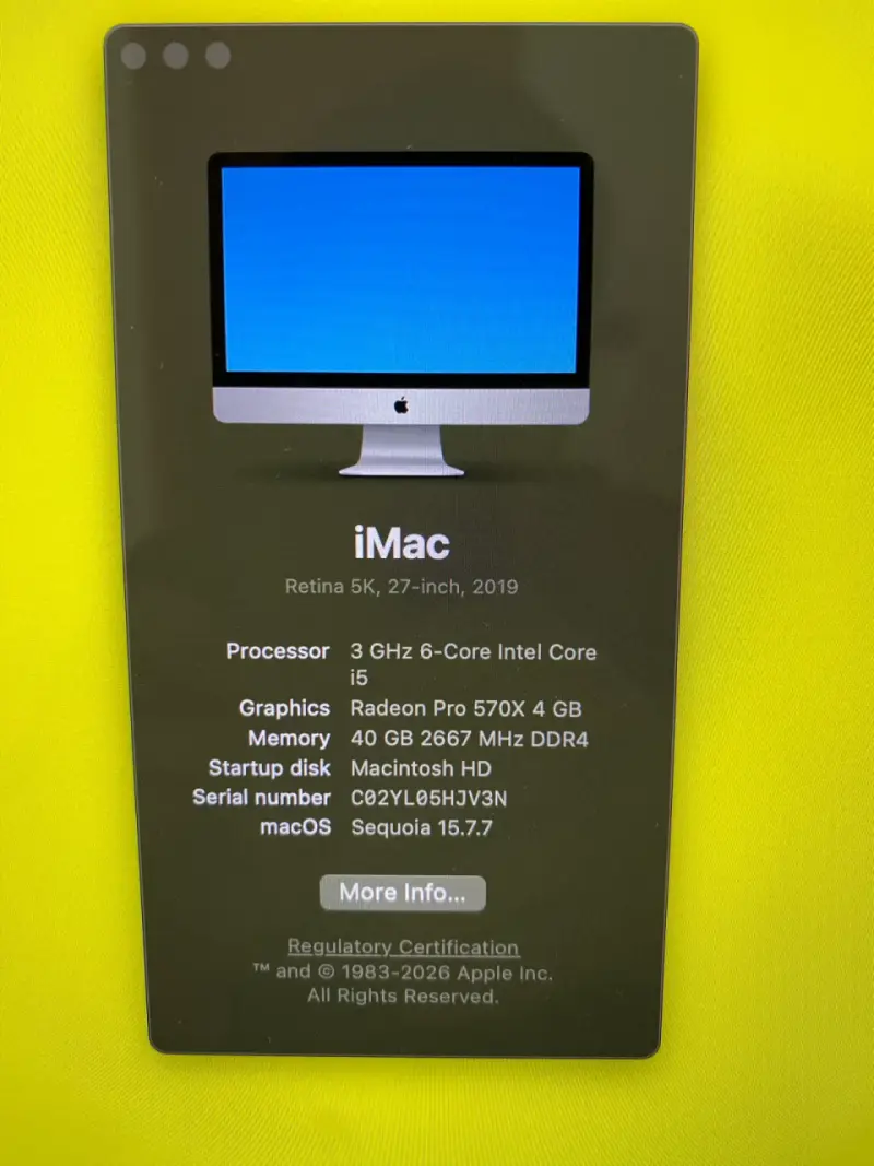 iMac Retina 5K 2019 - 3