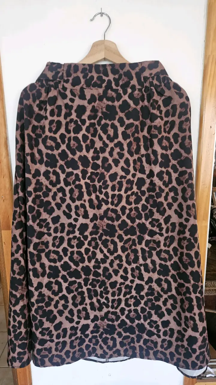 Falda larga estampado animal print