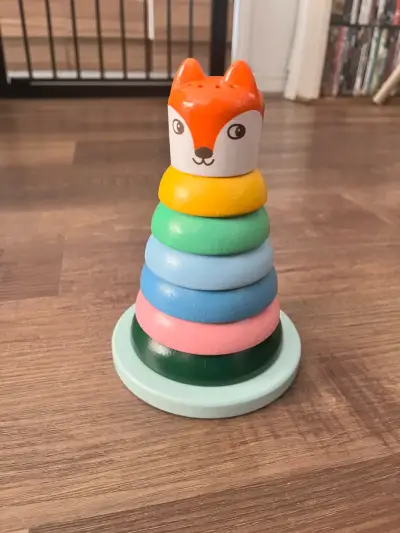 Juguete apilable de madera para niños - miniatura 1