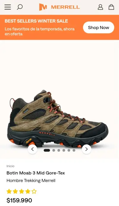 Bototo Merrell Moab 3 Goretex - miniatura 4