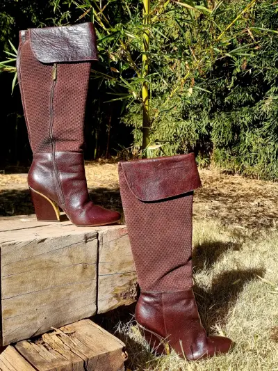 Botas Luz Da Lua By Mingo T.38 Como Nuevas - miniatura 1