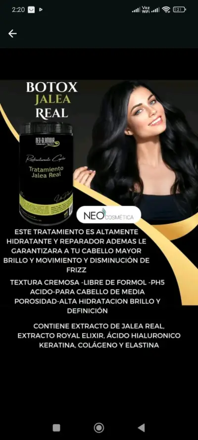 Tratamiento capilar Jalea Real Neo Glamour - miniatura 1