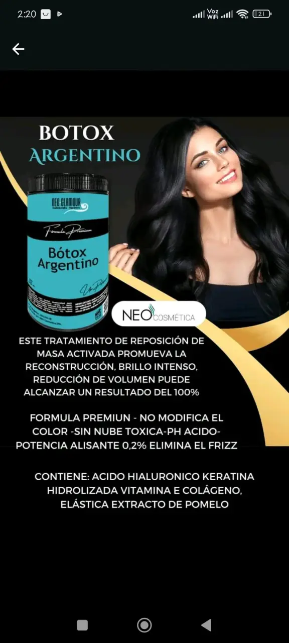 Tratamiento capilar Jalea Real Neo Glamour - 3