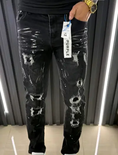 VoP Jeans negros Purple Brand talla 44 - miniatura 1