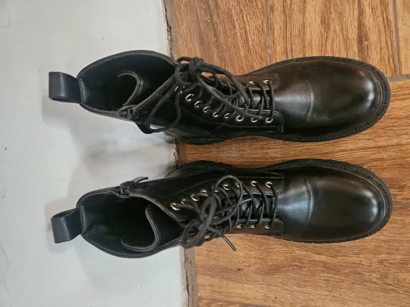 Botas negras con plataforma MD shoes - 4