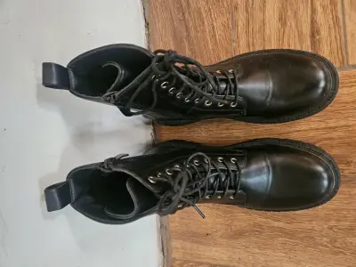 Botas negras con plataforma MD shoes - miniatura 4