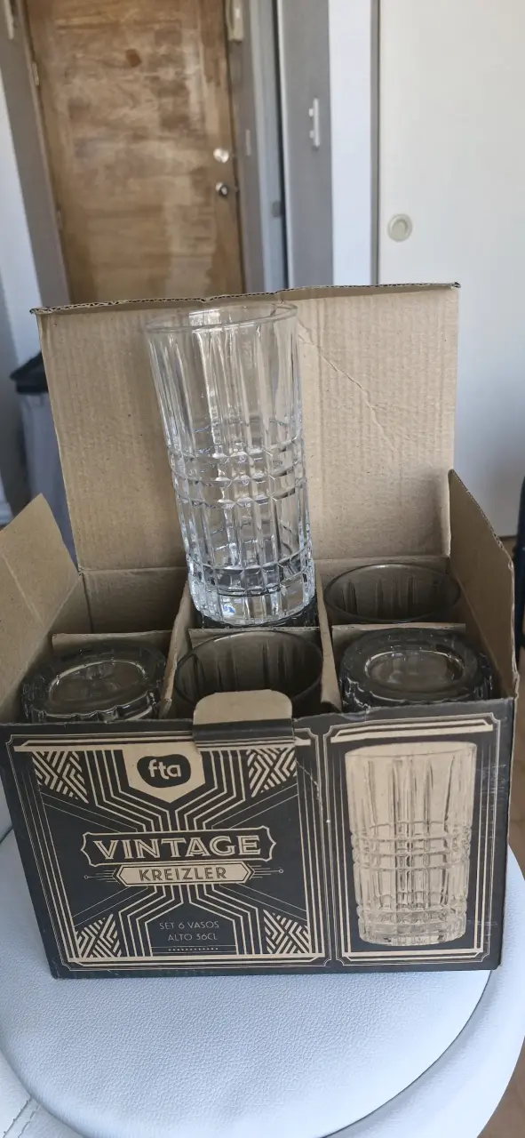 Set de 6 vasos vintage Kreizler