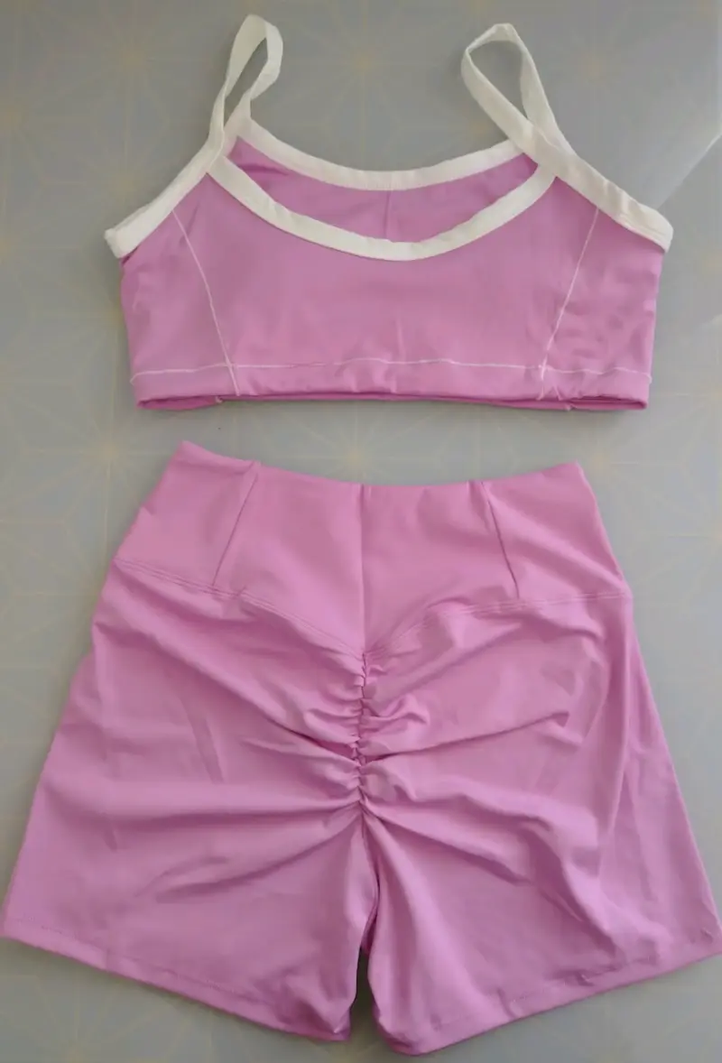Conjunto deportivo rosa para mujer - 2