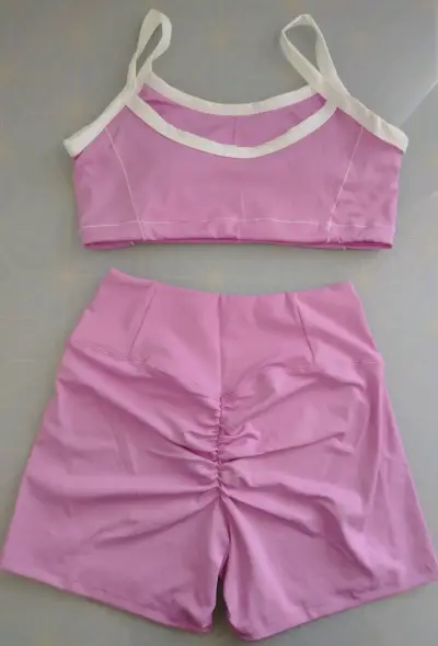 Conjunto deportivo rosa para mujer - miniatura 2