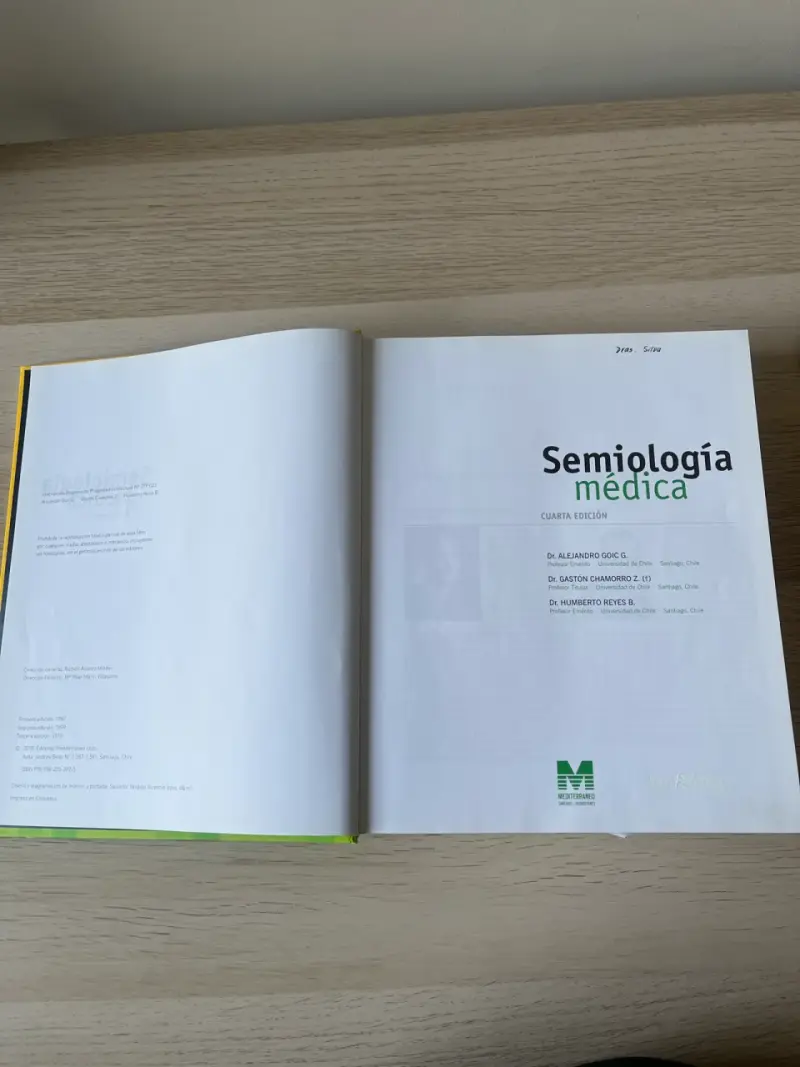 Libro Semiología Médica Goic 4ta Edición - 3