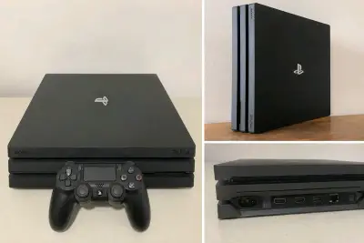 Consola PlayStation 4 Pro con 2 controles. - miniatura 1