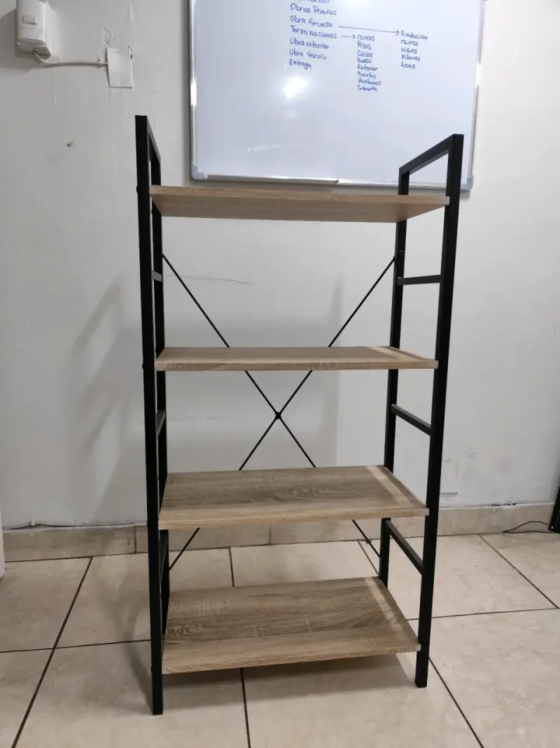 Estantería de madera y metal - 3