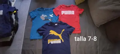 Pack de poleras Puma para niños talla 7-8 - miniatura 1