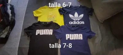 Pack de poleras Puma para niños talla 7-8 - miniatura 2